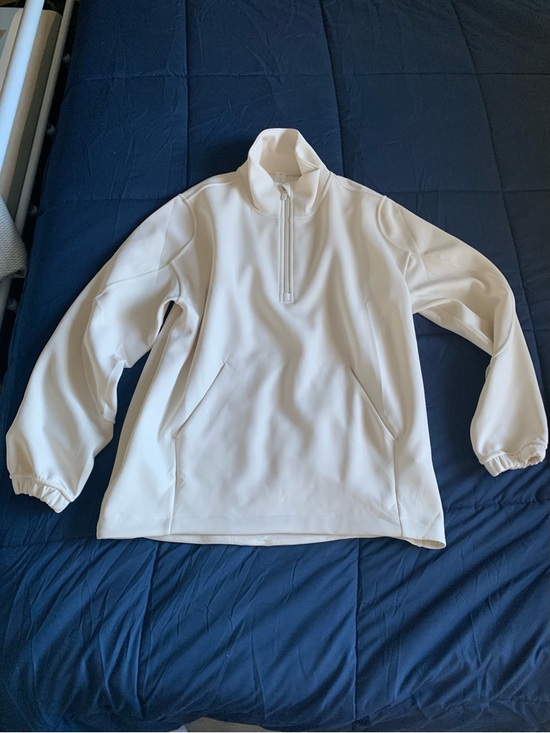 lululemon athletica Sweaters - lululemon athletica Ivory Softstreme half zip Long size Small